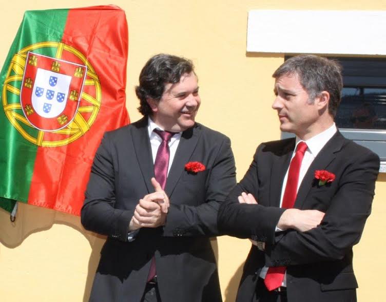Humberto Oliviera com Pedro Coimbra, Presidente da Assmbleia Municipal e da Federação de Coimbra do PS