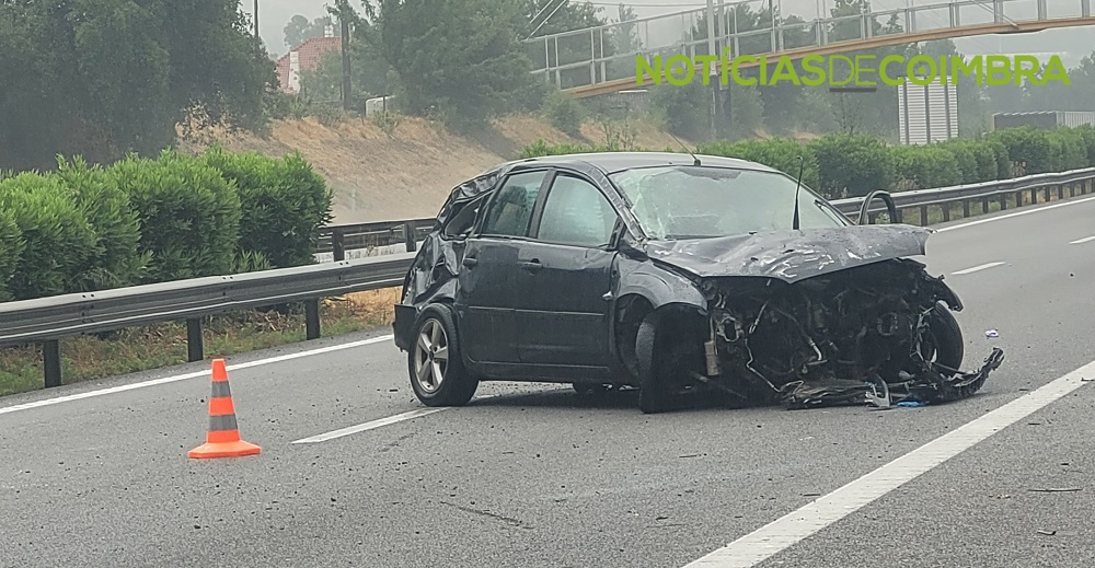 Acidente na A1 em Coimbra