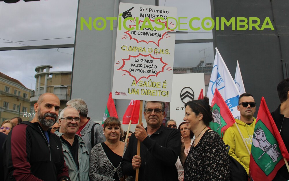 Marcha pelo SNS em Coimbra