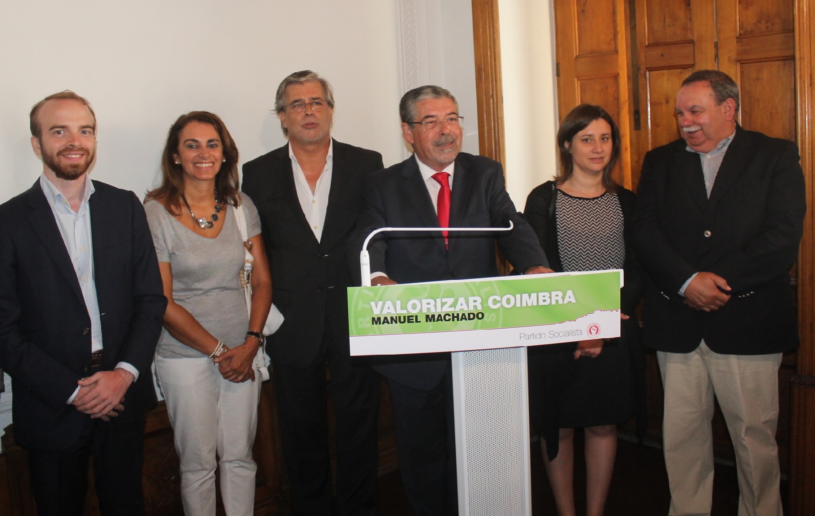 Os 6 primeiros da lista socialista para a Câmara de Coimbra