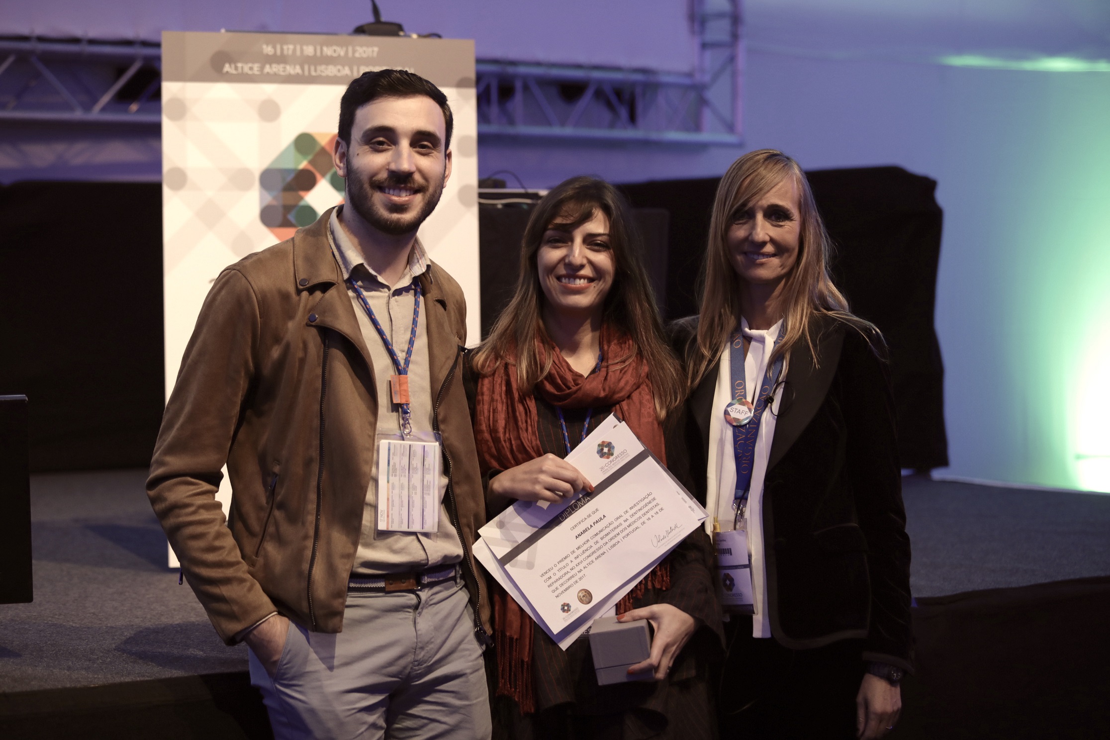 Miguel Marto, Anabela Paula e Eunice Carrilho