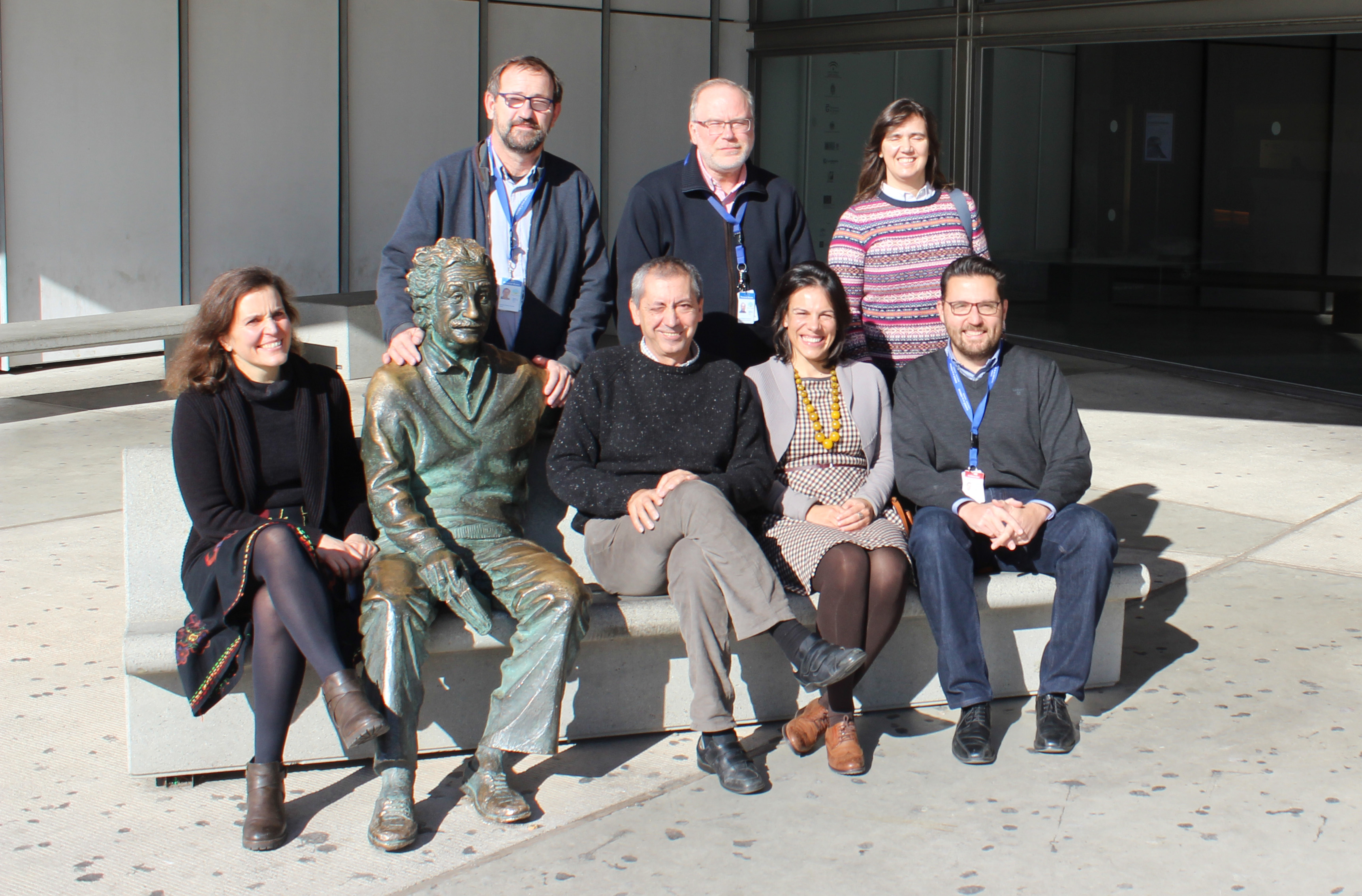 A equipa Exploratório e Parque de Las Ciencias em Granada