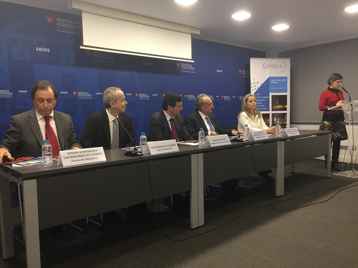 Fernando Regateiro, João Gabriel Silva, Ministro da Saúde, Martins Nunes, Diana Breda.