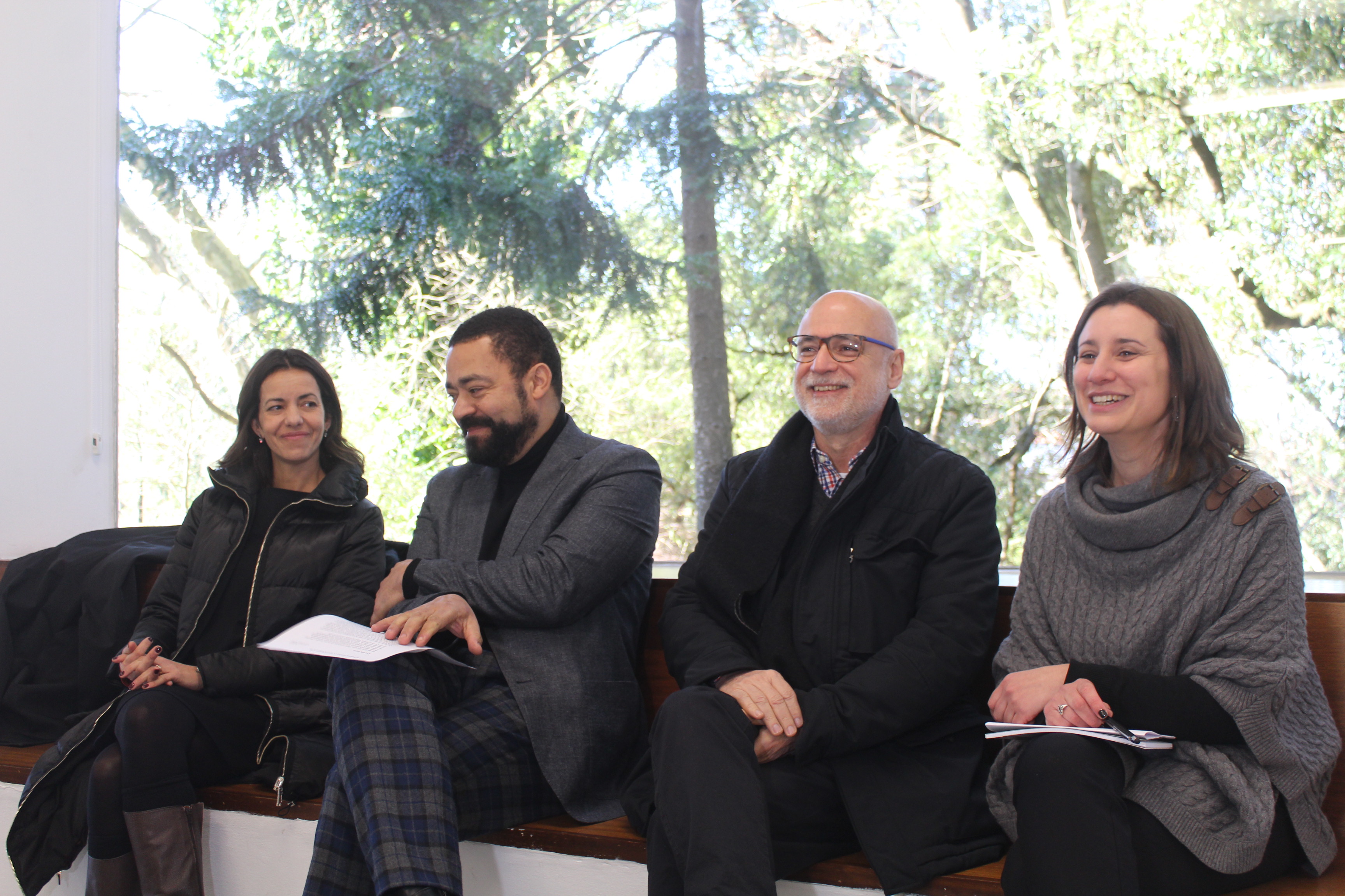 Clara Almeida Santos, Carlos Antunes, Agnaldo Frias e Carina Gomes