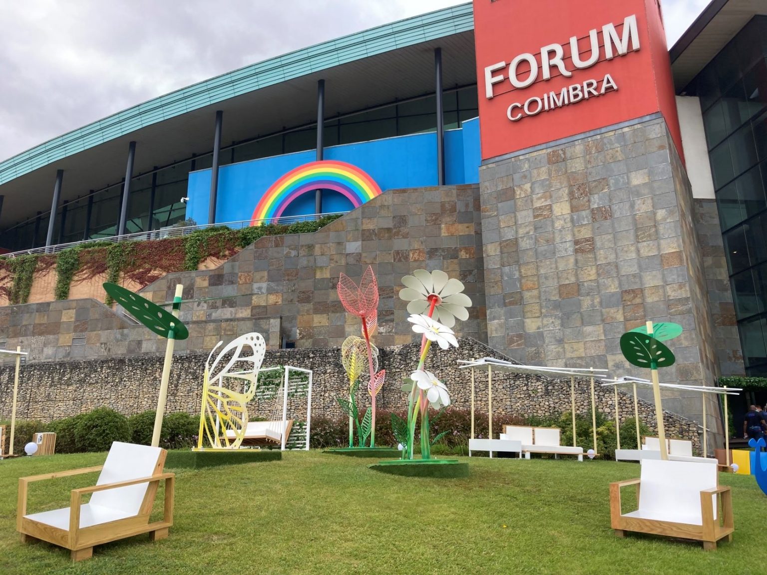 Forum Coimbra Garden Relax and enjoy no novo jardim ecofriendly da