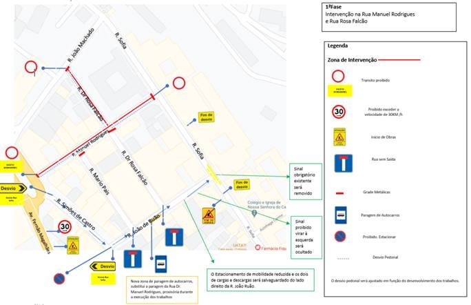 Coimbra: Rua Doutor Manuel Rodrigues is closed to traffic for requalification works thumbnail